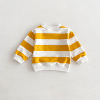 Load image into Gallery viewer, Baby Kid Girls Boys Striped Cartoon Print Tops Wholesale 240802214
