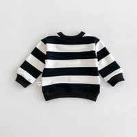 Load image into Gallery viewer, Baby Kid Girls Boys Striped Cartoon Print Tops Wholesale 240802214
