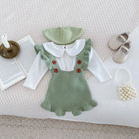 Load image into Gallery viewer, Baby Kid Girls Solid Color Rompers Wholesale 240802219
