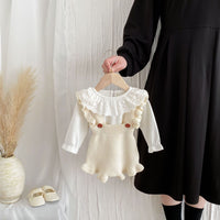 Load image into Gallery viewer, Baby Kid Girls Solid Color Rompers Wholesale 240802219
