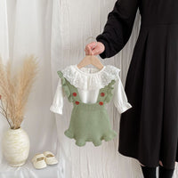 Load image into Gallery viewer, Baby Kid Girls Solid Color Rompers Wholesale 240802219
