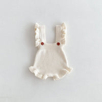 Load image into Gallery viewer, Baby Kid Girls Solid Color Rompers Wholesale 240802219
