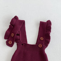 Load image into Gallery viewer, Baby Kid Girls Solid Color Rompers Wholesale 240802219

