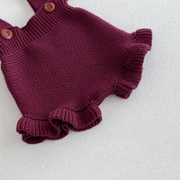 Load image into Gallery viewer, Baby Kid Girls Solid Color Rompers Wholesale 240802219
