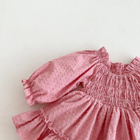 Load image into Gallery viewer, Baby Kid Girls Solid Color Rompers Wholesale 240802221
