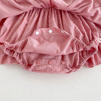 Load image into Gallery viewer, Baby Kid Girls Solid Color Rompers Wholesale 240802221
