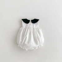 Load image into Gallery viewer, Baby Girls Solid Color Rompers Wholesale 240802225
