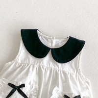 Load image into Gallery viewer, Baby Girls Solid Color Rompers Wholesale 240802225
