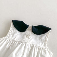 Load image into Gallery viewer, Baby Girls Solid Color Rompers Wholesale 240802225
