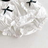 Load image into Gallery viewer, Baby Girls Solid Color Rompers Wholesale 240802225
