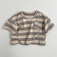 Load image into Gallery viewer, Baby Kid Boys Striped Tops Wholesale 24080223
