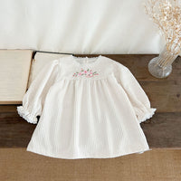 Load image into Gallery viewer, Baby Kid Girls Flower Embroidered Rompers Dresses Wholesale 240802231
