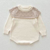 Load image into Gallery viewer, Baby Kid Girls Color-blocking Rompers Wholesale 240802239
