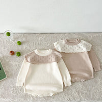 Load image into Gallery viewer, Baby Kid Girls Color-blocking Rompers Wholesale 240802239
