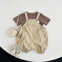Load image into Gallery viewer, Baby Kid Girls Boys Solid Color Jumpsuits Wholesale 24080224
