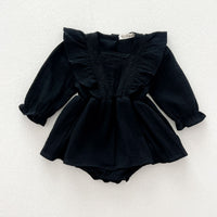 Load image into Gallery viewer, Baby Kid Girls Solid Color Rompers Wholesale 240802240
