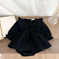 Load image into Gallery viewer, Baby Kid Girls Solid Color Rompers Wholesale 240802240
