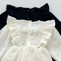 Load image into Gallery viewer, Baby Kid Girls Solid Color Rompers Wholesale 240802240
