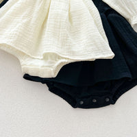 Load image into Gallery viewer, Baby Kid Girls Solid Color Rompers Wholesale 240802240
