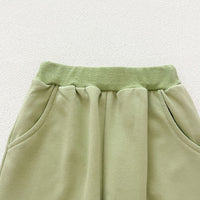 Load image into Gallery viewer, 2 Pieces Set Baby Kid Girls Boys Striped Cartoon Hoodies Sweatshirts And Solid Color Pants Wholesale 240802242
