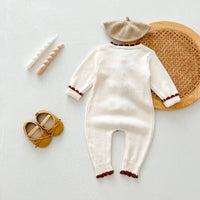 Load image into Gallery viewer, Baby Kid Girls Flower Embroidered Jumpsuits Wholesale 240802248
