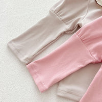 Load image into Gallery viewer, Baby Kid Girls Solid Color Flower Tops Wholesale 240802252
