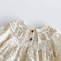 Load image into Gallery viewer, Baby Girls Flower Print Rompers Wholesale 240802253
