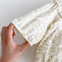 Load image into Gallery viewer, Baby Girls Flower Print Rompers Wholesale 240802253
