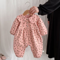 Load image into Gallery viewer, Baby Kid Girls Love heart Print Jumpsuits Wholesale 240802256
