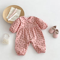 Load image into Gallery viewer, Baby Kid Girls Love heart Print Jumpsuits Wholesale 240802256
