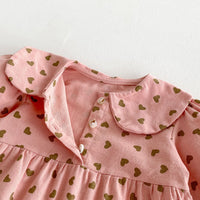 Load image into Gallery viewer, Baby Kid Girls Love heart Print Jumpsuits Wholesale 240802256
