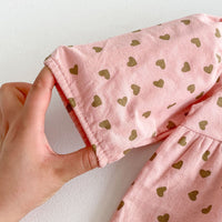 Load image into Gallery viewer, Baby Kid Girls Love heart Print Jumpsuits Wholesale 240802256
