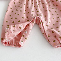 Load image into Gallery viewer, Baby Kid Girls Love heart Print Jumpsuits Wholesale 240802256
