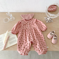 Load image into Gallery viewer, Baby Kid Girls Love heart Print Jumpsuits Wholesale 240802256
