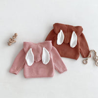 Load image into Gallery viewer, Baby Kid Girls Solid Color Crochet Sweaters Wholesale 240802259
