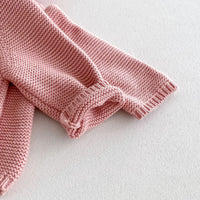 Load image into Gallery viewer, Baby Kid Girls Solid Color Crochet Sweaters Wholesale 240802259
