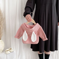 Load image into Gallery viewer, Baby Kid Girls Solid Color Crochet Sweaters Wholesale 240802259
