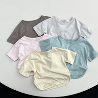 Load image into Gallery viewer, Baby Kid Girls Boys Solid Color Tops Wholesale 24080226
