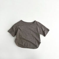 Load image into Gallery viewer, Baby Kid Girls Boys Solid Color Tops Wholesale 24080226
