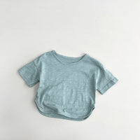 Load image into Gallery viewer, Baby Kid Girls Boys Solid Color Tops Wholesale 24080226

