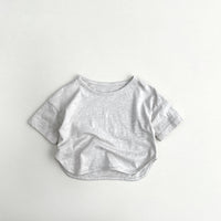 Load image into Gallery viewer, Baby Kid Girls Boys Solid Color Tops Wholesale 24080226
