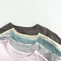 Load image into Gallery viewer, Baby Kid Girls Boys Solid Color Tops Wholesale 24080226
