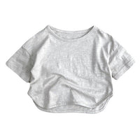 Load image into Gallery viewer, Baby Kid Girls Boys Solid Color Tops Wholesale 24080226
