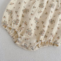 Load image into Gallery viewer, Baby Girls Flower Print Rompers Wholesale 24080227
