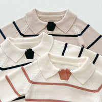 Load image into Gallery viewer, Baby Kid Girls Boys Striped Color-blocking Sweaters Wholesale 240802271
