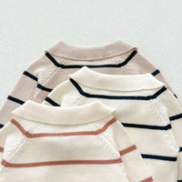 Load image into Gallery viewer, Baby Kid Girls Boys Striped Color-blocking Sweaters Wholesale 240802271
