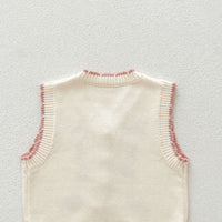 Load image into Gallery viewer, Baby Girls Fruit Embroidered Vests Waistcoats Wholesale 240802273

