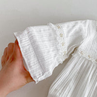 Load image into Gallery viewer, Baby Girls Solid Color Rompers Wholesale 240802274
