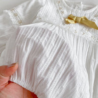 Load image into Gallery viewer, Baby Girls Solid Color Rompers Wholesale 240802274
