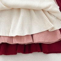 Load image into Gallery viewer, Baby Kid Girls Solid Color Crochet Dresses Wholesale 240802277
